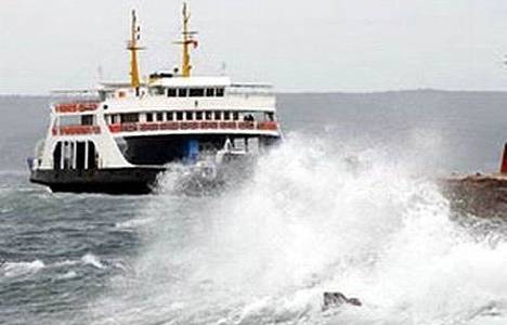  Hava muhalefeti nedeniyle deniz otobüsü seferleri iptal edildi!