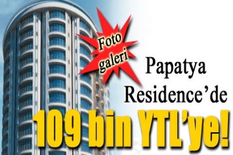 Papatya Residence 109 bin YTL'ye! Kura yok!