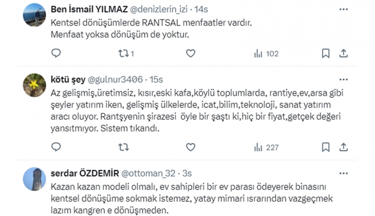 Tebernüş Kireçci sordu, vatandaş cevapladı! Nasıl bir kentsel dönüşüm uygulaması sorunları çözer?