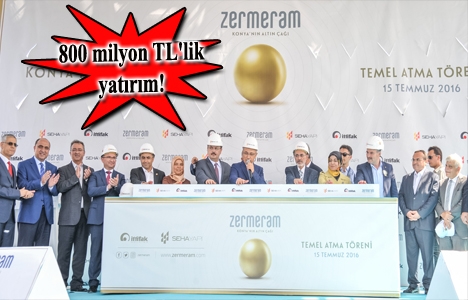 Konya Zermeram'ın temeli atıldı!