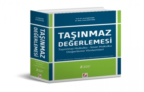 Taşınmaz Değerlemesi kitabı yayınlandı!