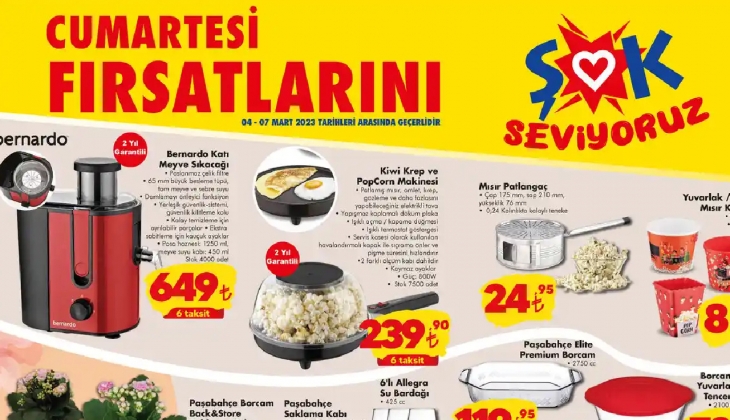 ŞOK Market'ten olay yaratacak indirim! 25 TL alışveriş yapan 89 TL olan ürünü 35 TL'ye kapacak! ŞOK 4 Mart kataloğu