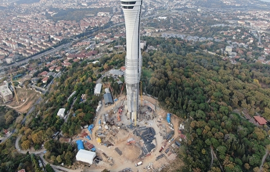 Küçük Çamlıca TV-Radyo Kulesi nde son parçalar yerleştiriliyor!