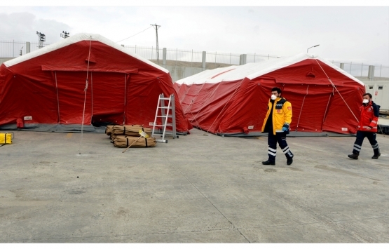 Çıldır-Aktaş ve Türkgözü sınır kapılarına 8 tane sahra hastanesi kuruldu! 