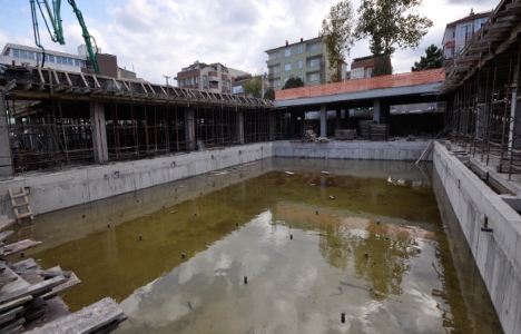 Derince Yüzme Havuzu Kompleksi'nin kaba inşaatı tamamlandı!
