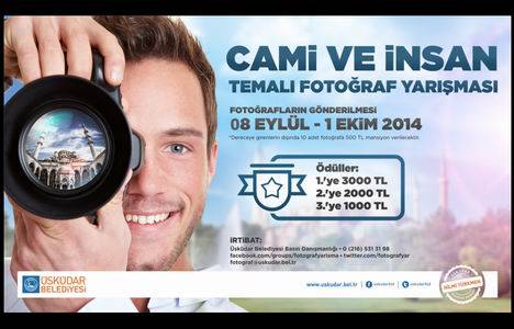 Üsküdar Belediyesi'nden Cami ve İnsan fotoğraf yarışması!