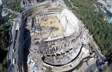 Vodafone Arena inşaatının son hali!