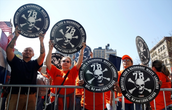 New York ta inşaat çalışanları Ben de varım dedi!