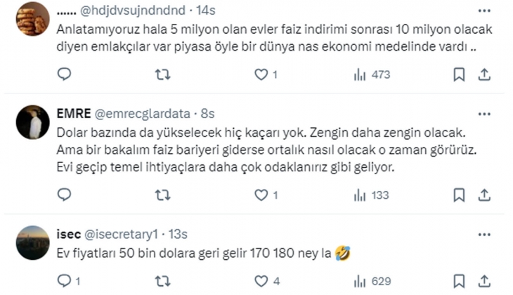 Faiz düşer, dolar artarsa 7 milyon TL lik ev 10 milyon TL ye kadar yükselebilir! 