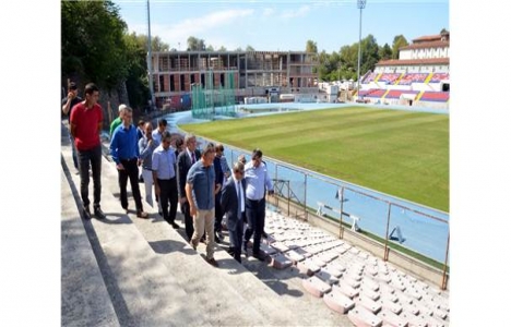 Kemal Köksal Stadı'nda inşaat devam ediyor!