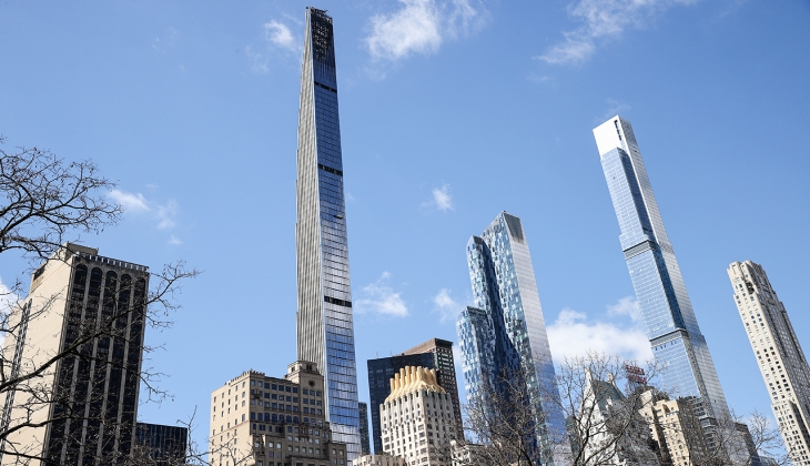 Dünyanın en ince gökdeleninin inşaatı sona erdi! İşte New York'ta yapılan Steinway Tower'la ilgili bilgiler