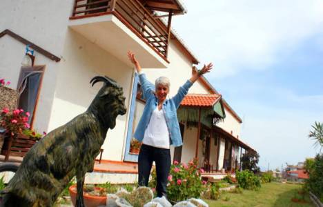 Mordoğan'ın ilk butik oteli Mavi Keçi açıldı!