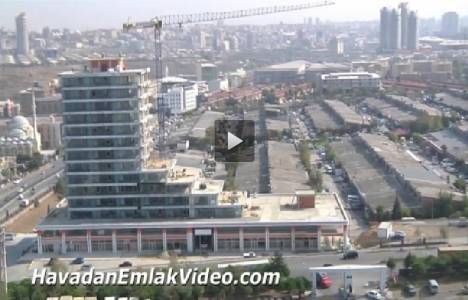 Beyaz Tower İkitelli nerede? Havadan videosu!