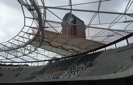 Vodafone Arena nın kaba inşaatında sona gelindi!