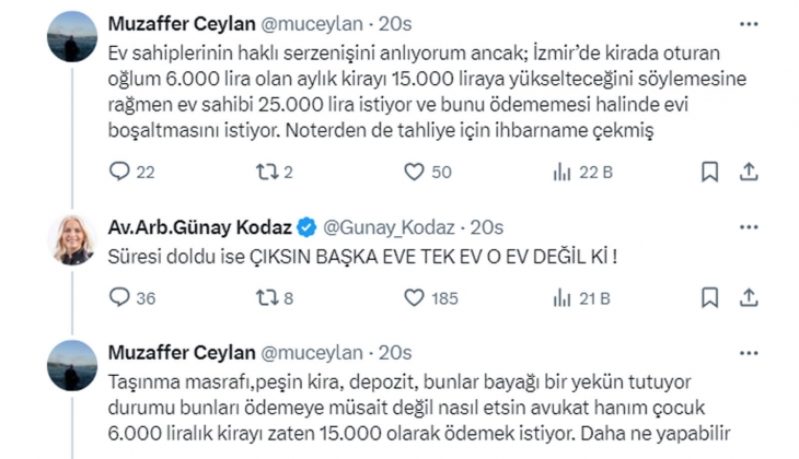 Yüzde 25 zam sınırı kaldırılınca ne olacak? Kira artışları yıllık asgari enflasyon oranında olması kanunlaştırılmalı!