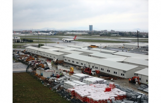 Atatürk Havalimanı hastane inşaatında bazı bloklar tamamlandı!