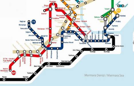 Aksaray - Atatürk Havalimanı Metro Hattı durakları!