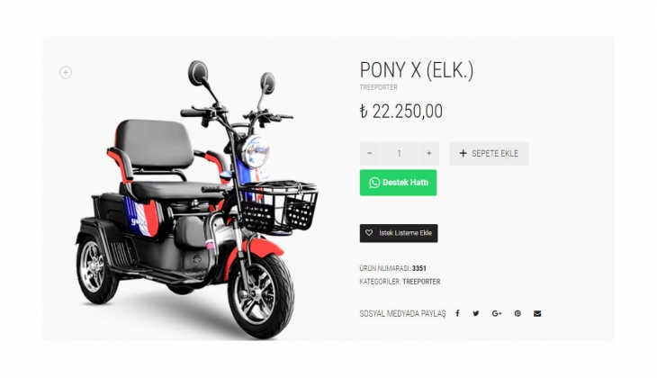 Yuki üç tekerlekli elektrikli YK PONY X motosikletin Mayıs ayı fiyatı belli oldu! İşte 7 Mayıs 2022 fiyat listesi!