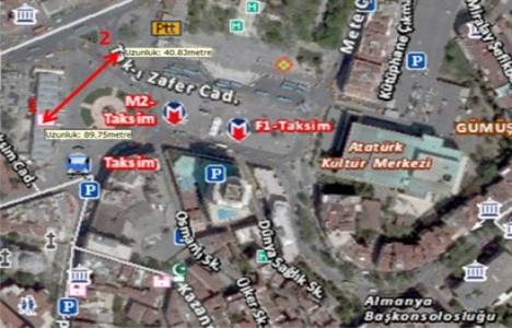 Şişhane Hacıosman metro aktarması!