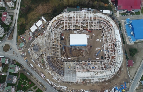 Ordu Stadı nın yüzde 95 i tamam!