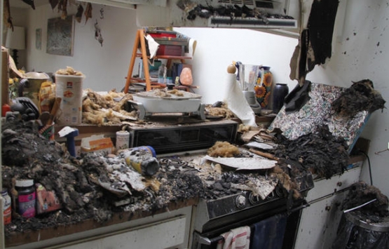 Blanca Blanco nun California daki evi kül oldu!