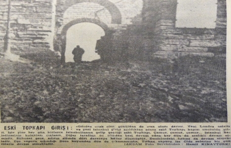1959 yılında Topkapı Kapısı çamurlar içindeymiş!