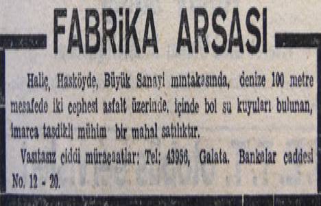 1947 yılında Çamlıca da 60 dönüm arsa içinde bir ev kiraya verilecekmiş!