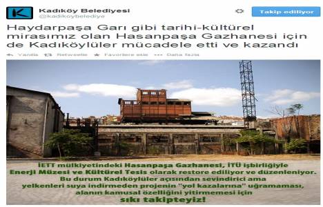  Kadıköy Belediyesi, Hasanpaşa Gazhanesi yle ilgili açıklama yaptı!