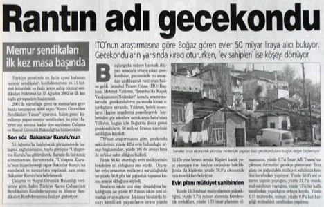 2002 yılında Boğaziçi ndeki gecekondular rant aracı haline gelmiş!