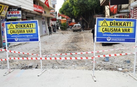 Mersin Uray Caddesi'nde kentsel tasarım başladı!