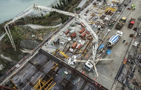 3. köprü inşaatından son durum fotoğrafları!