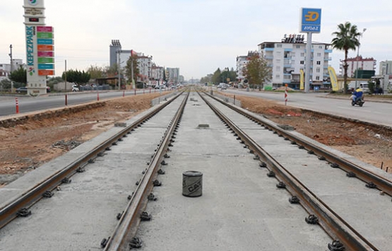 Antalya 3’üncü Etap Raylı Sistem Projesi son sürat!