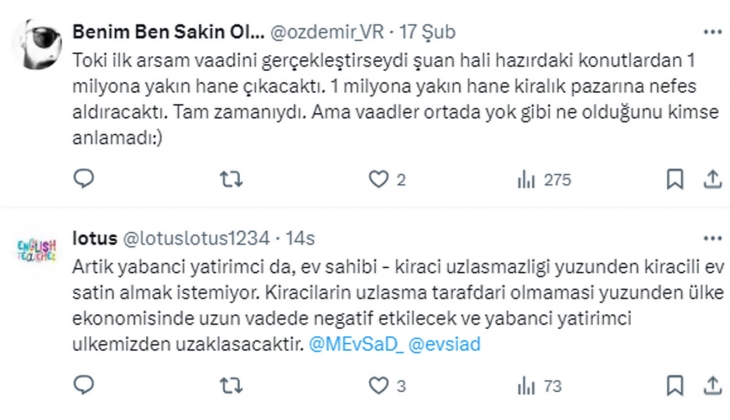 Buğra Gökce den flaş açıklama! Konut alınamadığı için kiralık eve talep artacak: Barınma krizi sürecek!