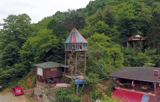 Artvin Arhavi deki ağaç evlere talepler arttı!