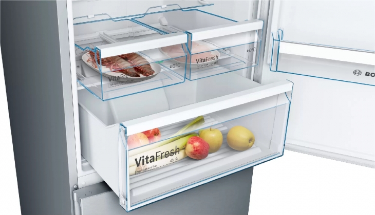 Bosch KGN56VIF0N 505 Litre Çift Kapılı Alttan Donduruculu Buzdolabı Inox 21 bin 740 TL! En ucuza nereden alınır? 