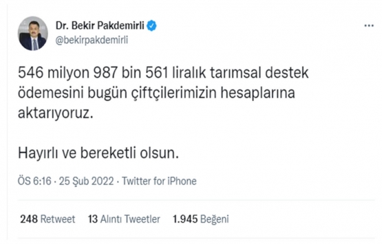 Çiftçilerin beklediği müjde sonunda geldi! Mazot ve gübre desteği ödemeleri yatıyor!