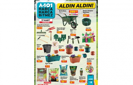A101 17 Mart 2022 kataloğu! Bu fiyatlar kaçmaz!