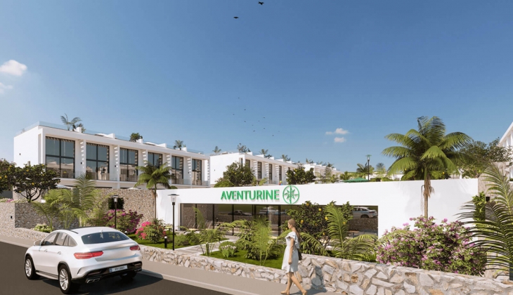 Aventurine Girne'de bahçeli, Loft ve Penthouse seçenekleriyle denize yakın ev sahibi olma fırsatı! 