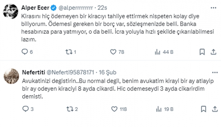 2.5 yıldır kirasını alamayan ev sahibinden isyan: Bu sorunu çözecek bir mahkeme, bir hukukçumuz var mı?