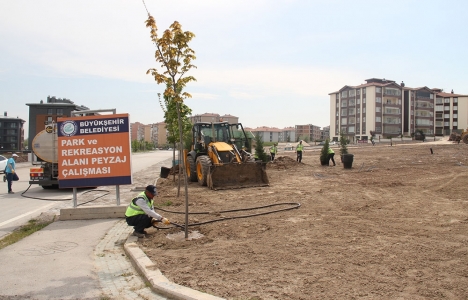 Eskişehir Batıkent'e 12 bin metrekarelik park!
