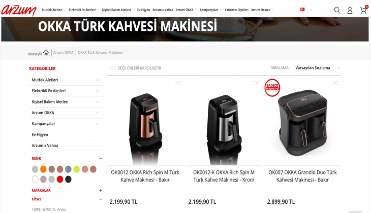 Kahvesiz uyanamayanlar için Okka'lı bi kahve zamanı! 19 Eylül 2022 Arzum Okka fiyat listesi!