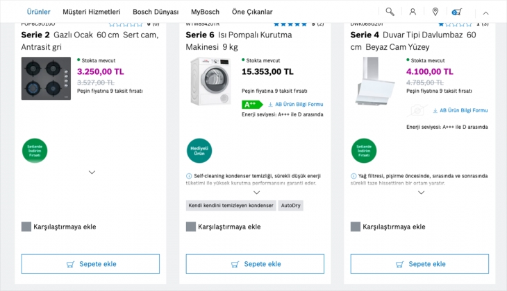 Alman devi Bosch’tan yüzde 22’yi aşan indirim fırsatları. İşte 19 Eylül 2022 Bosch fiyat listesi