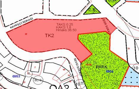 Kağıthane de park yanında konut alanının imar planı askıda!