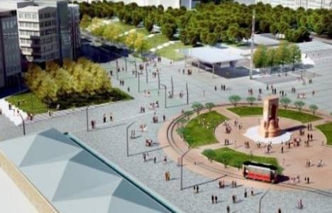 İşte 7 karede yeni Taksim Meydanı!