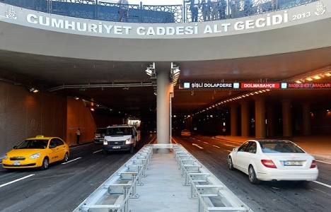 Taksim altgeçidi hizmete açıldı!