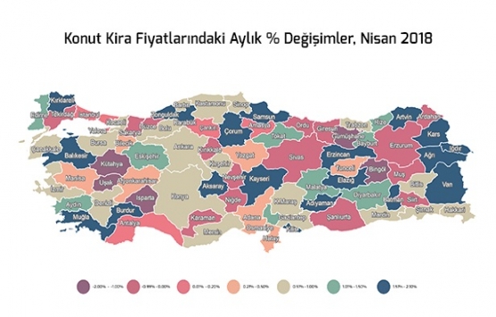 Türkiye Satılık Konut Fiyat Endeksi Nisan da yüzde 10,53 arttı!
