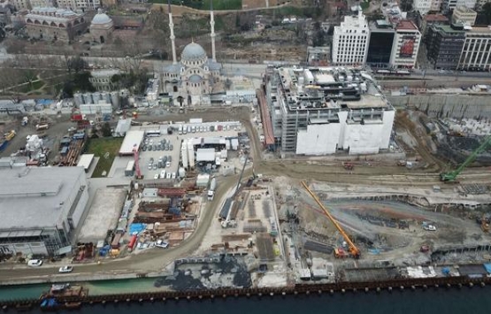 Galataport un son hali böyle görüntülendi!