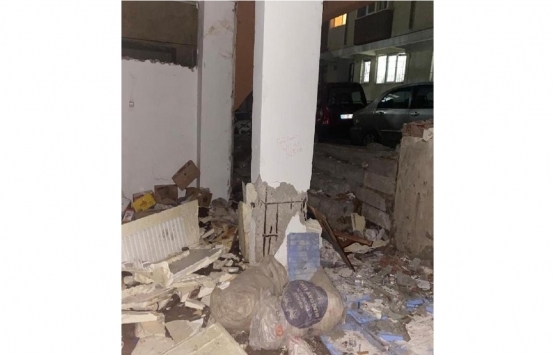 Bahçelievler de çöken binanın fotoğrafları ortaya çıktı!