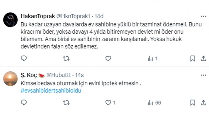 Ev sahiplerinden sadece kiracıları koruyan sözleşmelere tepki! Tahliye davaları 12-14 ay sonraya kalıyor!