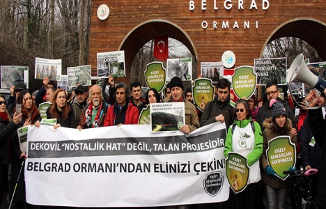 Belgrad Ormanı’nda inşaata izin yok!
